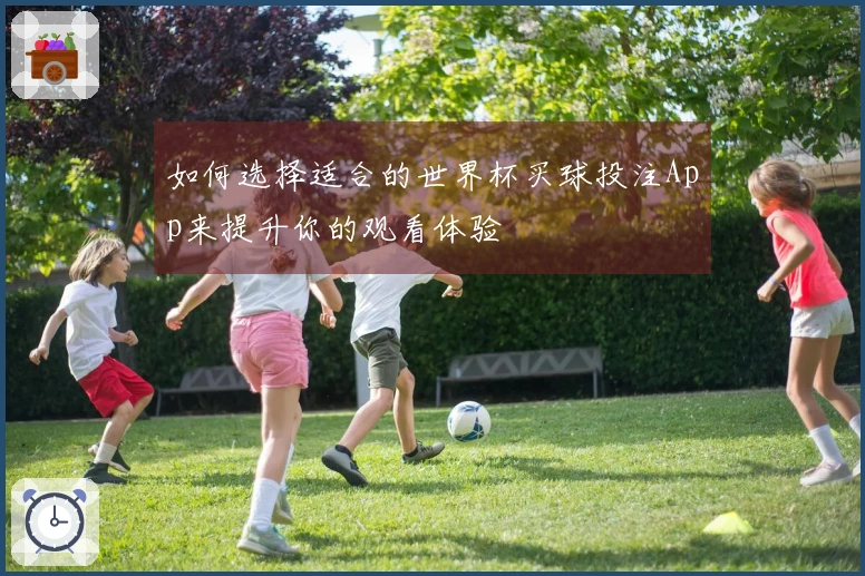 如何选择适合的世界杯买球投注App来提升你的观看体验