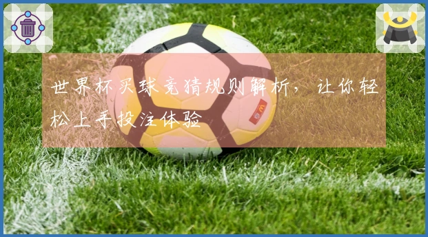 世界杯买球竞猜规则解析，让你轻松上手投注体验