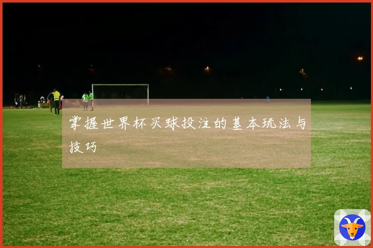 掌握世界杯买球投注的基本玩法与技巧